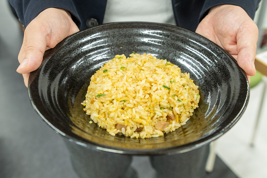 Fried rice cooked by I-Robo