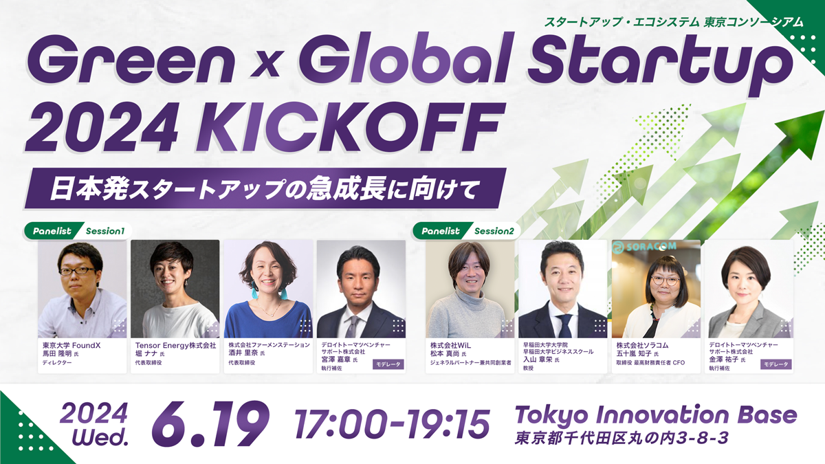 Green × Global Startup 2024 KICKOFF