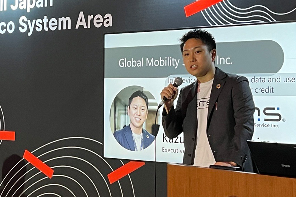 Global Mobility Service株式会社 取締役執行役員 CFO 中嶋一将氏 登壇イメージ