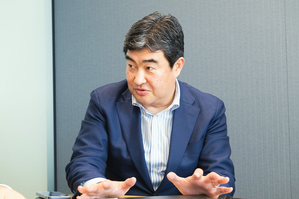 株式会社Zenmu Techの阿部泰久CMO対談風景1